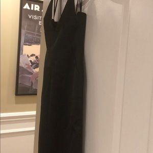 Bailey44 Black Satin Dress